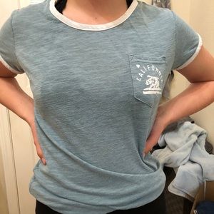 Hollister Blue california shirt